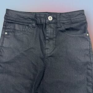 ZARA Women’s 2 Black Waxy Skinny Jeans